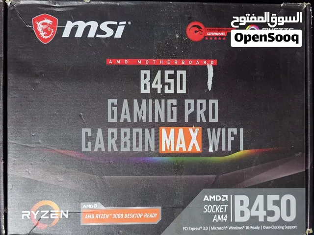 B450 Gaming pro Carbon Max WiFi