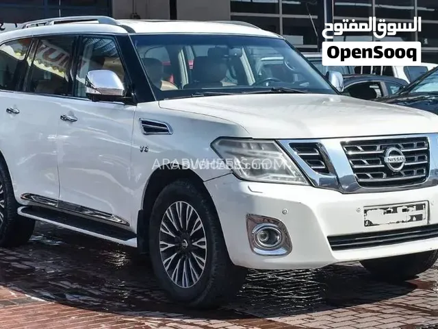 نيسان باترول بلاتينيوم مسرفس كامل مع ملكيه جديده 2015