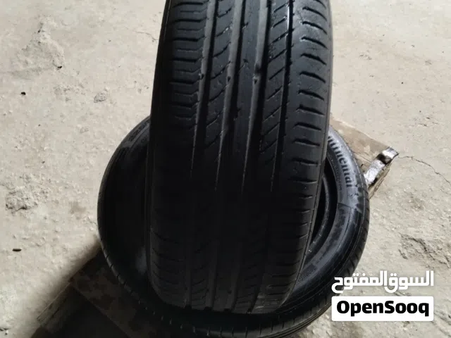 عدد 4 فرده كوتش مستعمل كونتيننتال للبيع 225 / 50 R 17 W ران فلات