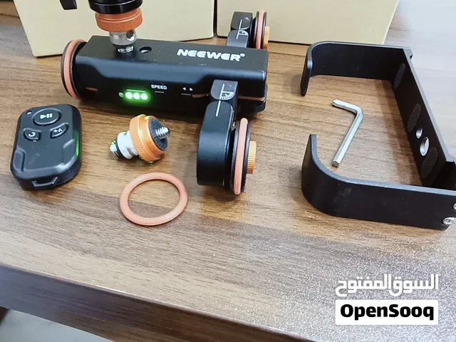سليدر حامل كاميرا او هاتف لمحبي التصوير يعمل بالشحن والبريموت