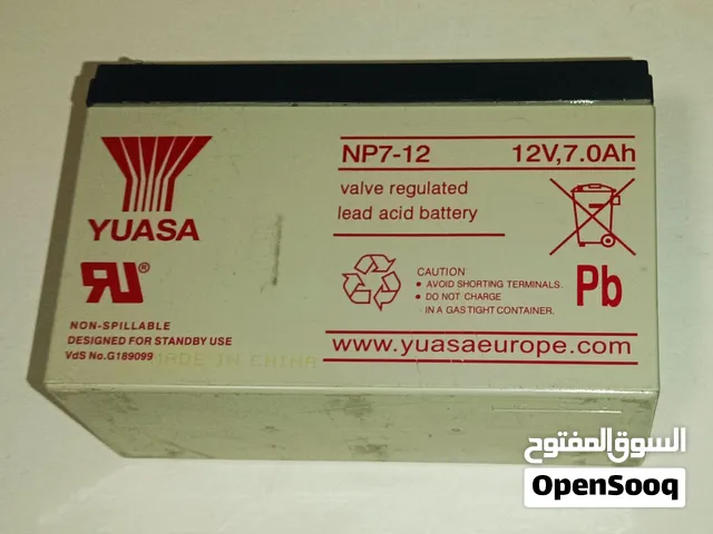بطارية يواسا الأصلية Yuasa NP7-12 (كالمجففة)