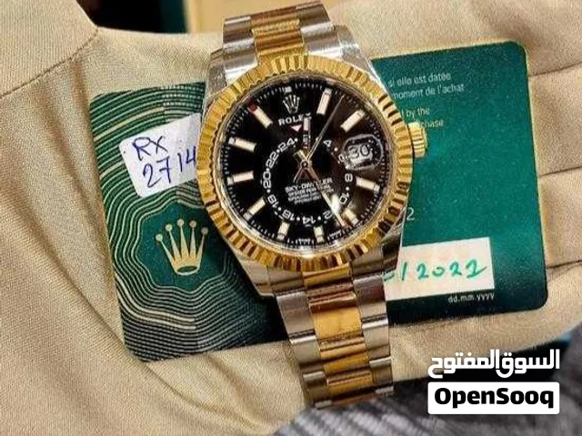 Rolex Sky-Dweller Steel & Gold Black Dial 42mm 2022  رولكس سكاي دويلر ستيل وذهب بمينا سوداء
