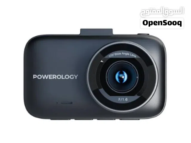 Powerology Dash Camera 4K Ultra With High Utility Built-in Sensors - Black  كاميرا Powerology Dash