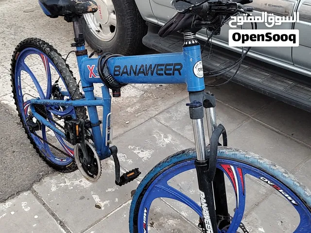 الماركة: بنهاور (Banaweer).   النوع: دراجة جبلية / رياضية قابلة للطي لسهولة الحفظ والتخزين في الشنطة