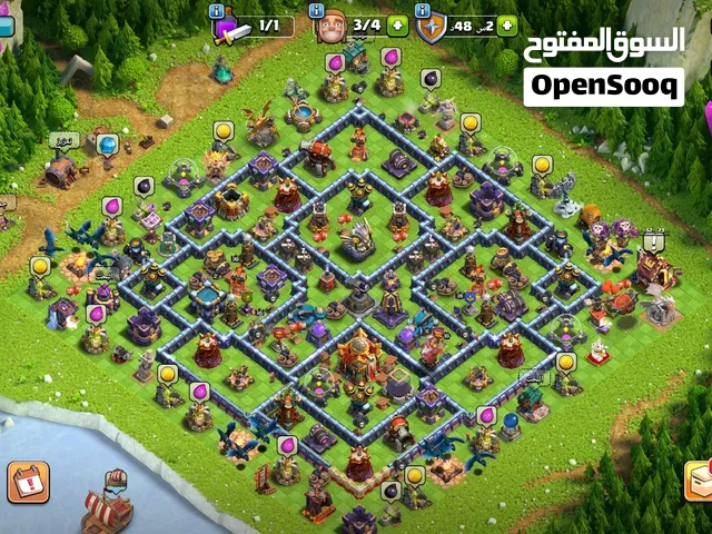 حساب كلاش اوف كلانس تاون هول 16