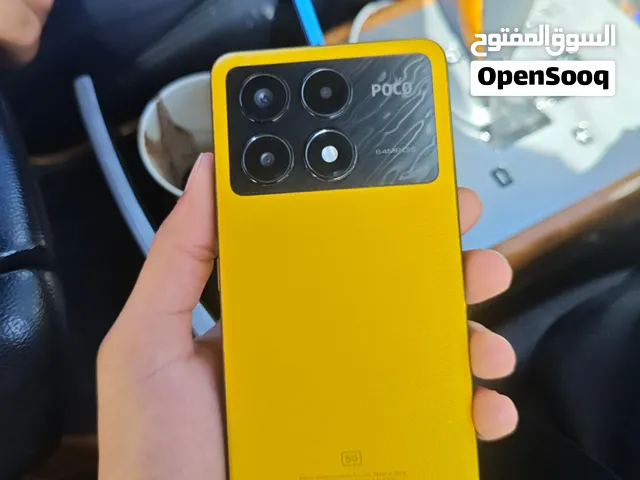 بوكو اكس 6 برو كزيوني 256 ورام 8 لون اصفر جلد