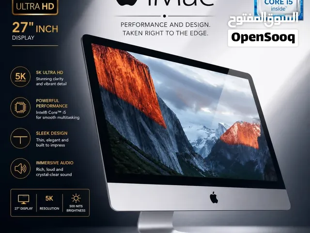 Apple iMac (Retina 5K, 27-inch) – Core i5 3.1GHz – 8GB RAM – 5K Retina Display – Excellent Condition