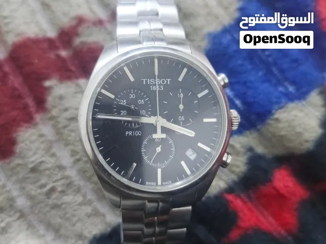 ساعه تيسوت Tissot شركة سويسرية عريقة تأسست عام 1853 الموديل بي ار 100كرونوغراف ronograph PR100 ch