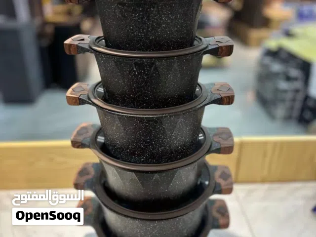 طقم طناجر الدبابة الأصلي 6 قطع