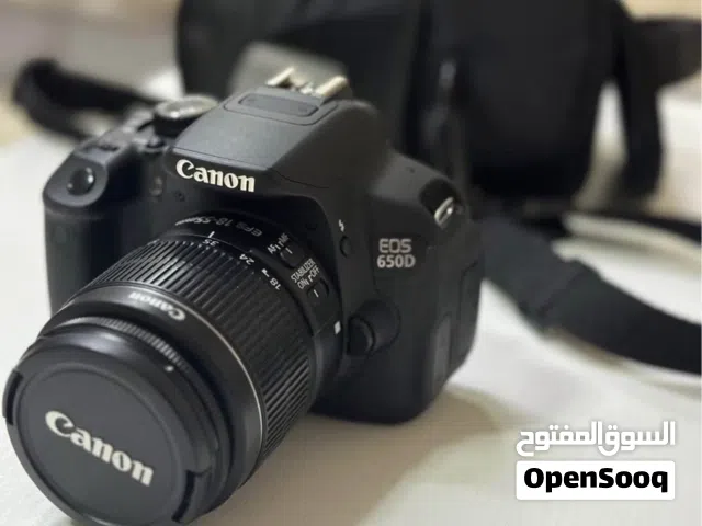 متوفر كاميرا Canon EOS 650D في العينAvailable