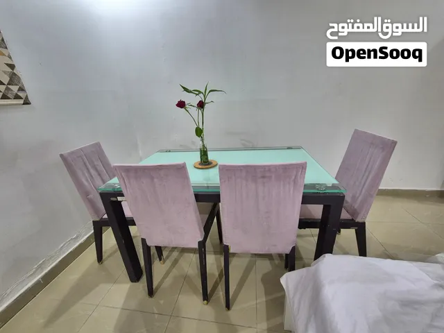 Premium CityW Dining Table Set With 4 Chairs (Glass Top) - Al Mutlaq Model Code No 14100000
