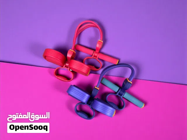 سحب مطاط بدواسات قدم (تمارين شدّ