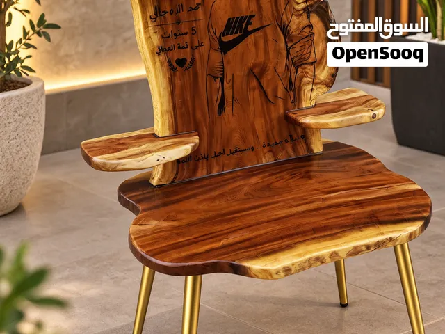 طاوله من الخشب الخام بارفف تفصيل حسب الطلب