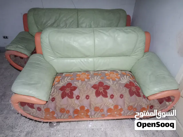كنب ثنائي و ثلاثي جلد طبيعي ديزاين ايطالي ماركة صوفيا صناعة اندونسيا