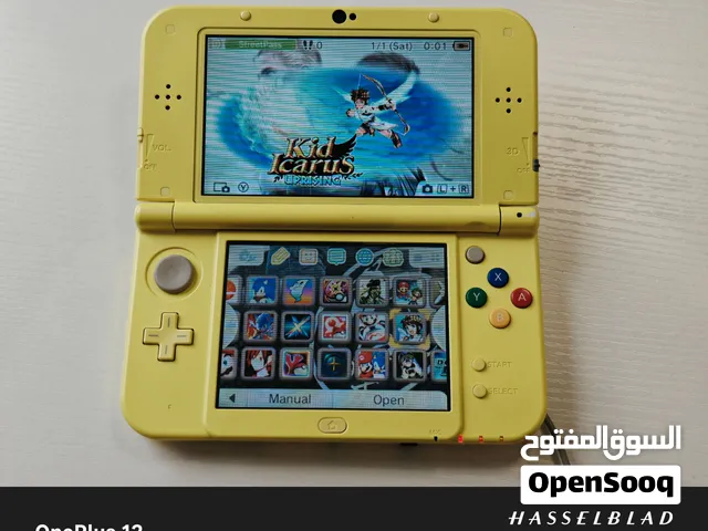 New Nintendo 3ds XL Pikachu edition نيو ثري دي اس اكس ال بيكاتشو