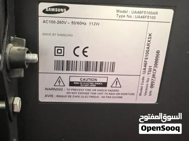 شاشة سامسونج اصليه 46 شبه جديده كاش او تحويل او بطاقة