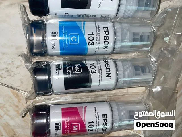 حبر ابسون الاصلي تبع الطابعة 103 . 5 احبار