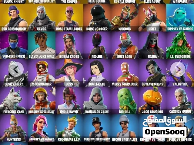 حسابات فورتنايت+ gta5 مهكره للبيع سكنات ورقصات حسب الطلب
