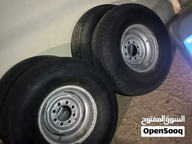 جنوط مجوفه وكفرات مقاس 16 ثمانيه مسامير