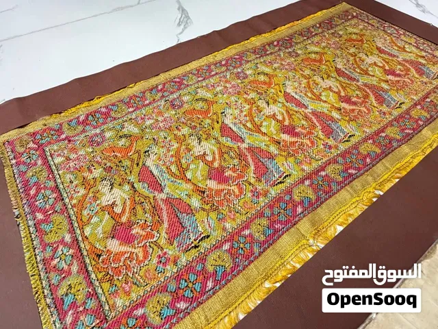Silk and gold carpet painting