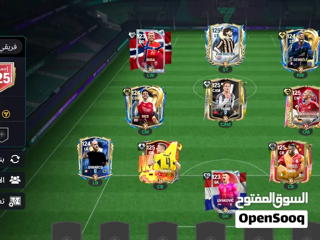 حساب فيفا موبايل 125