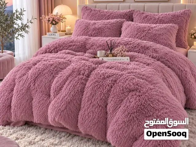 لحاف ريش النعام دبل فيس مجوز 4 قطع