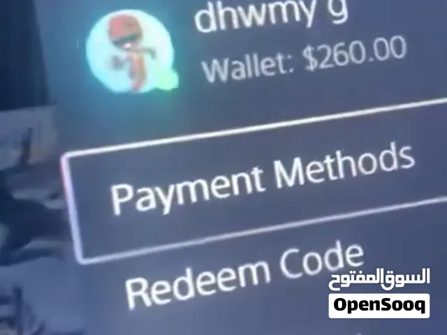 حساب سوني للبيع في 260 دولار
