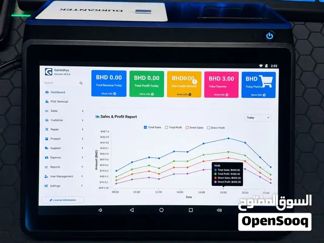 10-Inch All-in-One Android POS Terminal – FH100-A3-D