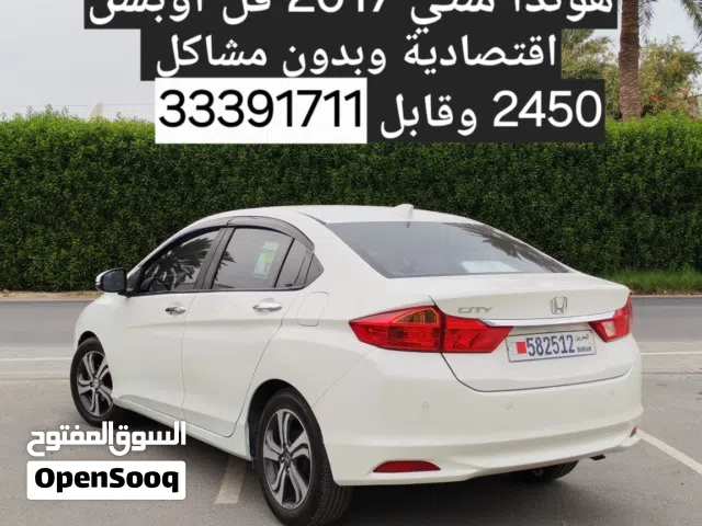 هوندا سيتي 2017 قمة في النظافة فل اوبشن بدون مشاكل