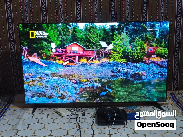 شاشه (تي سي ايل) 65 بوصه سعرها 750 الف مستعجل عله بيعته استعمال تلث اشهر وصل شراء بسمي وعندي
