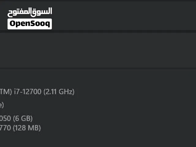 كرت شاشة MSI RTX 3050 6GB LP Graphics Card شبه جديد