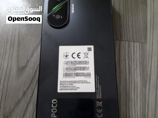 ذاكره 512 poco f7 مستعمل جديد لون اسود