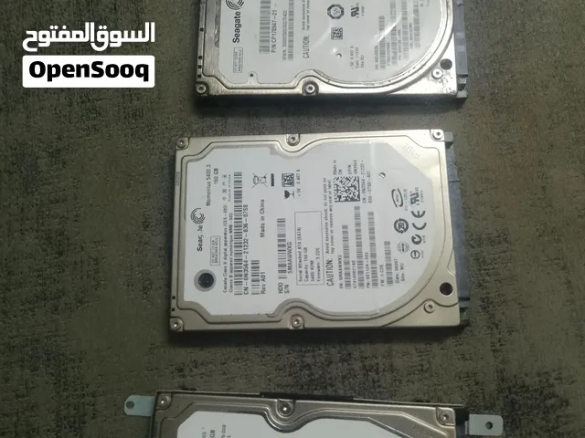 3 laptops hard disk and 2 ram