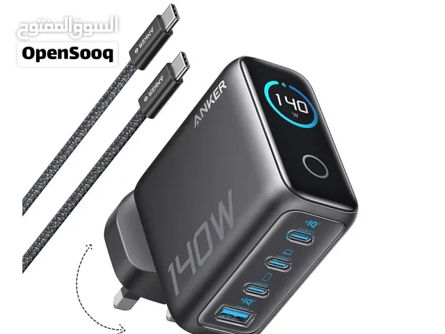 Anker 140W USB C Charger, Laptop Charger, 4-Port Multi-Device Fast Charging,
