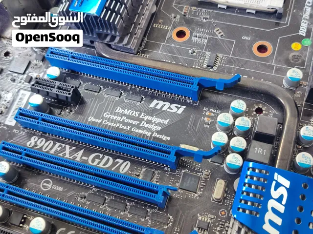 ماذربورد احترافية MSI 890FXA-GD70 - بحالة ممتازة للبيع AMD DDR 3 Gaming