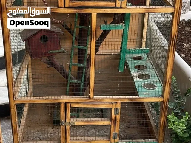 اقفاص خشبية  عدد 5 للبيع