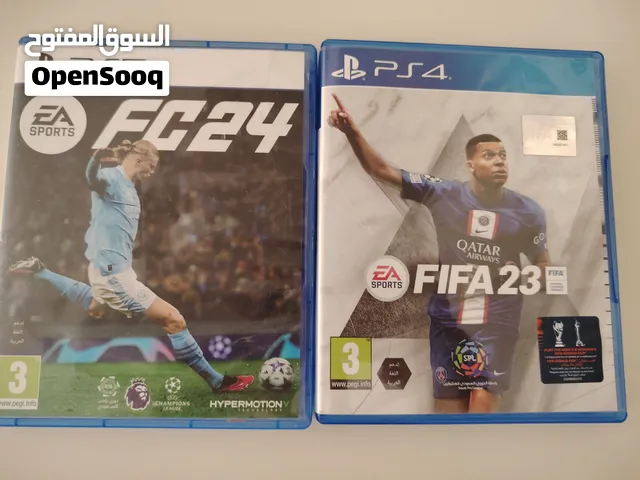 نسخه بلي فايف  Fc24 نسخة بلي فور Fifa23 نظيف جدا