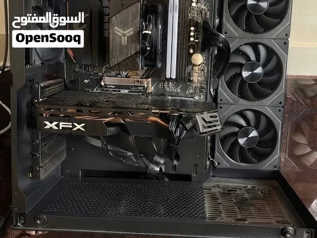 مذربورد AM4 + كرت شاشه + كيس