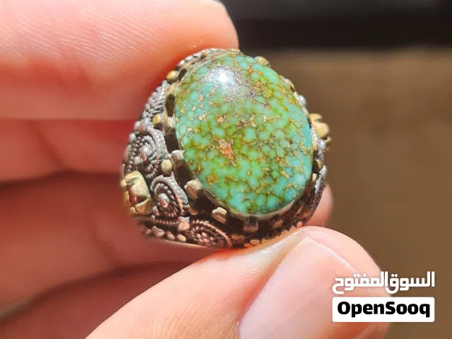 خاتم بحجر فيروز