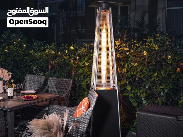 Climate Plus Pyramid Patio Heater Stainless Steel and Black Color Available