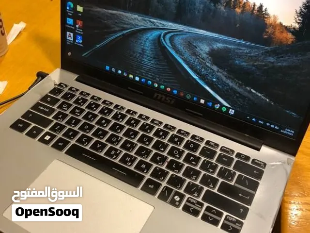 msi modern 14 لابتوب استعمال عشر شهور