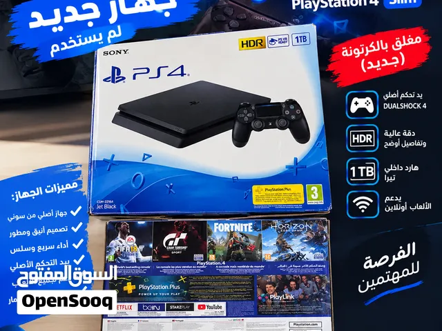جهاز بلاستيشن 4 سليم 1 تيرا بايت