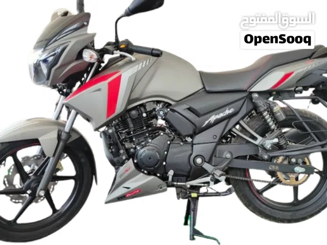 موتوسيكل ماركة TVS 160 2V أباتشي RTR هندي جديد لنج زيرو بتكيسه بتعته