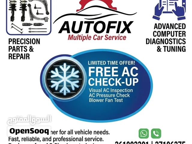 Auto fix Garage car maintenance, electric work, engine repairing, engine and get replacement