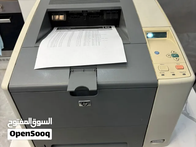 طابعة ليزر اسود وابيض HP LaserJet P3005n بتنفع للمكاتب وللمنازل وللمدارس