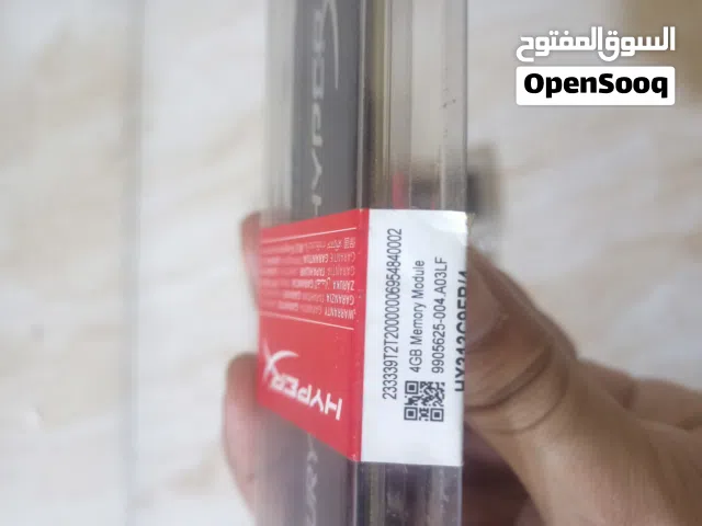 ررامات هايبر اكس4gمتوفر ثلاث قطع DDR3 فقط