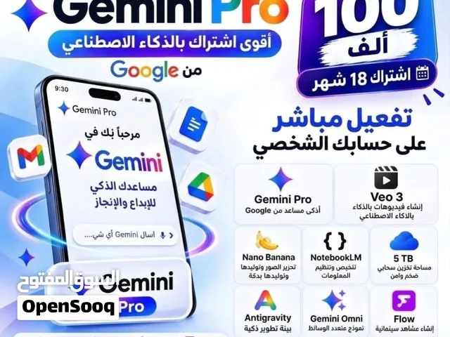 GEMINI PRO 18 شهر