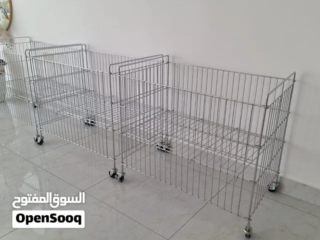 سلة معدنيه عدد 3 لون فضي (Bran) Basket metal number 3 silver colour