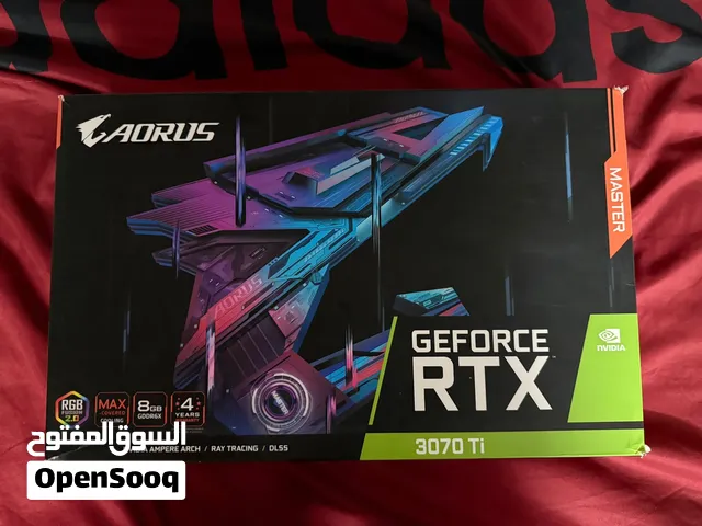 Rtx 3070ti Aorus Master  كرت شاشة