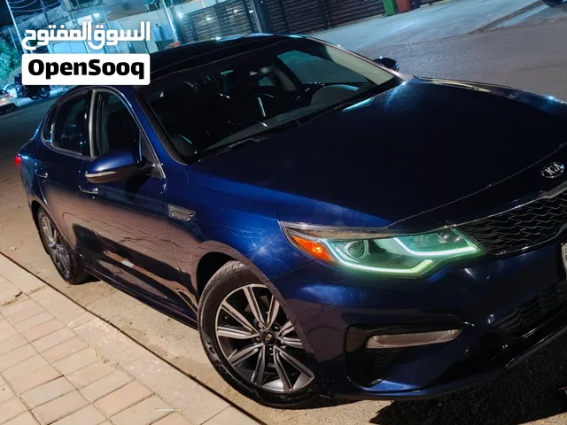 كيا اوبتما للبيع موديل 2019 EX وارد كندي بحالة ممتازة فول مواصفات رقم بغداد